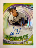 2025 Topps Finest Yoshinobu Yamamoto Moments Auto FMA-YY Los Angeles Dodgers
