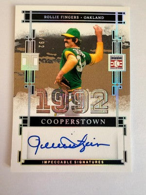 2025 Impeccable Rollie Fingers Impeccable Signatures Auto /25 ICS-RF Oakland HOF