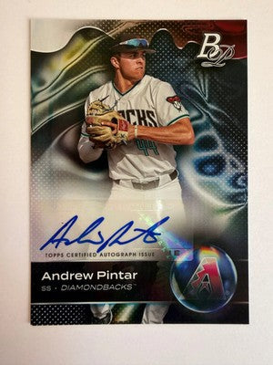 2023 Bowman Platinum Andrew Pintar Top Prospect Auto TOP-98 Arizona Diamondbacks