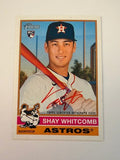 2025 Topps Heritage Shay Whitcomb Real One Auto Red Ink /76 RC Astros