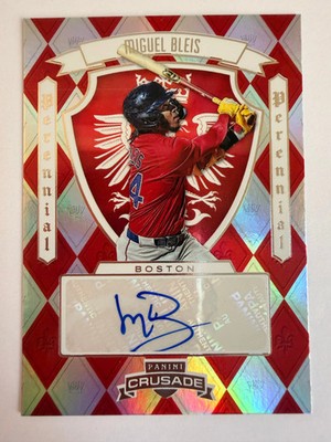 2025 Panini Crusade Miguel Bleis Auto PPS-MBL Boston Red Sox