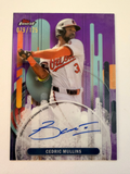 2025 Topps Finest Cedric Mullins Auto Purple /125 FA-CMU Baltimore Orioles