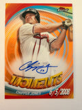 2025 Topps Finest Chipper Jones Moments Auto Orange /25 FMA-CJ HOF Braves