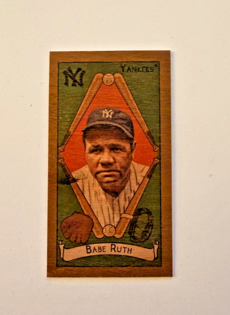 2025 Topps T205 Babe Ruth New York Yankees Mini 714 HR The Bambino HOF SSP