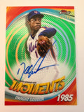 2025 Topps Finest - Finest Moments Autographs Dwight Gooden #FMA-DG Mets /75