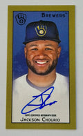 2025 Topps T205 Jackson Chourio Brewers Auto Mini Card Autograph Signature KG